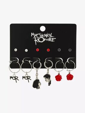 My Chemical Romance Icon Earring Set Hot Topic